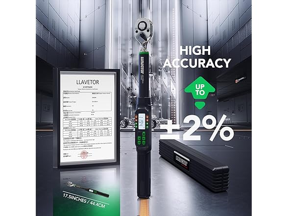 LLAVETOR Digital Torque Wrench (1/2-Inch)