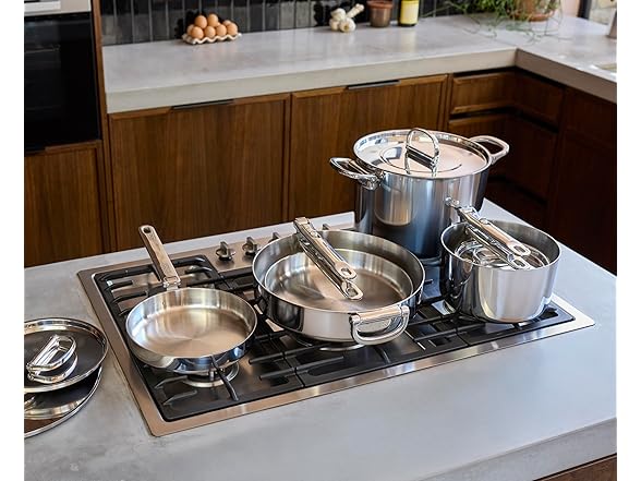 Joseph Space Steel 10-Piece Sauce Pan Set 