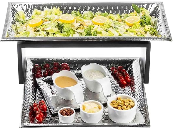 TableCraft 12841 Hive Collection Rectangular Serving Tray