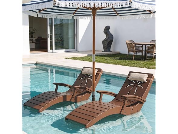 zzwhom in Pool Lounge Chairs Set of 4 with Armrests
