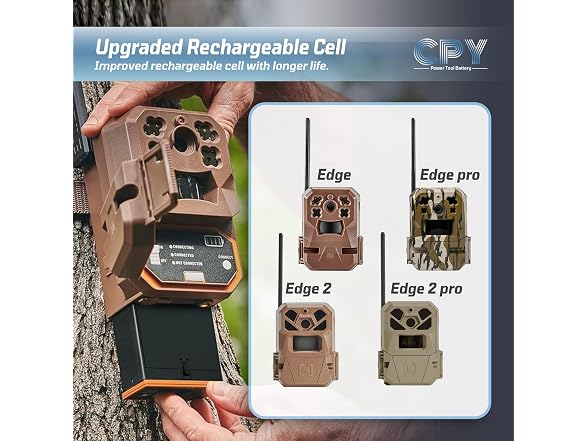 CPY Moultrie Edge Battery 5000mAh 2-Pk