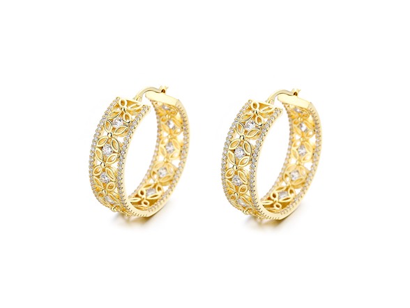 14K Gold Hoop Earrings