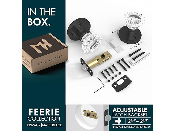 Mega Handles Feerie Crystal Door Knobs