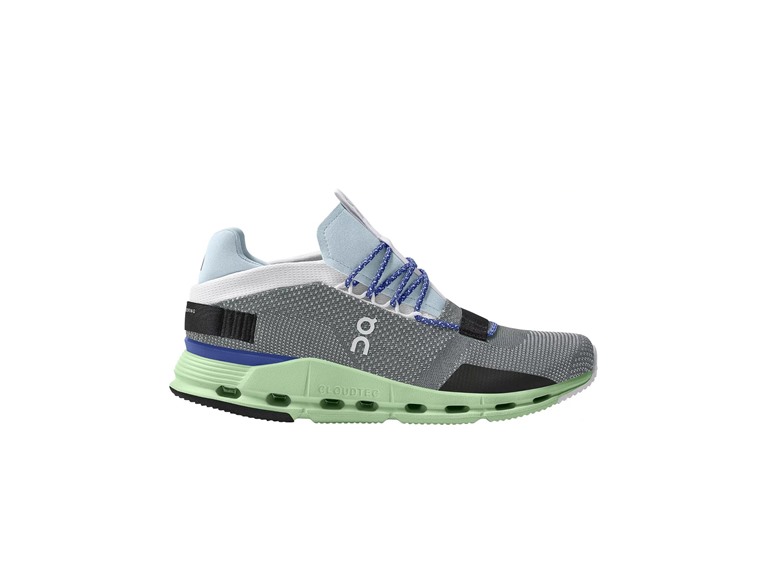 On Running Cloudnova Men's Shoes Rock/Meadow Size 7.5