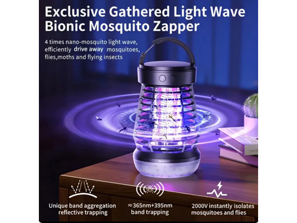 BH-1060 3 in 1 Outdoor & Indoor Bug Zapper 7hrs