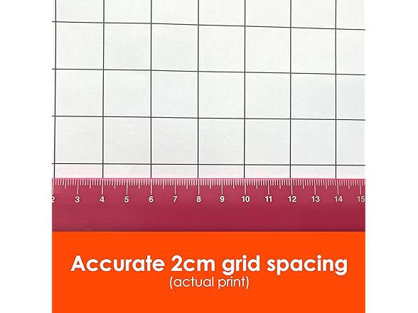 Geyer 2cm Graph Paper Roll 36"x100'