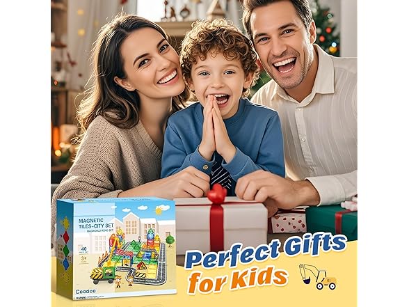 Coodoo Magnetic Tiles Road Set