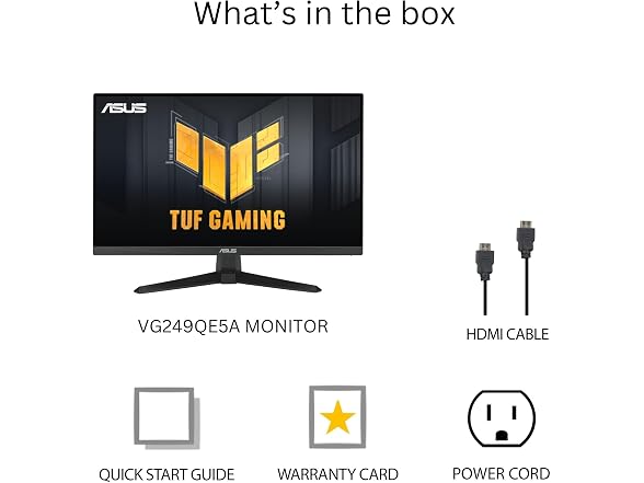 ASUS TUF Gaming 24” (23.8” viewable) 1080P Monitor
