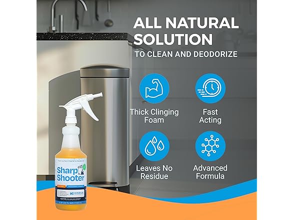 Foam Garbage Cleaner and Deodorizer