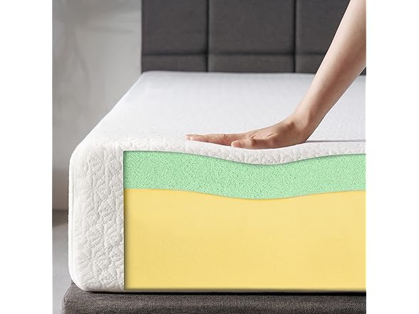 ZINUS 8" Green Tea ActivFresh(R) Memory Foam Full Mattress