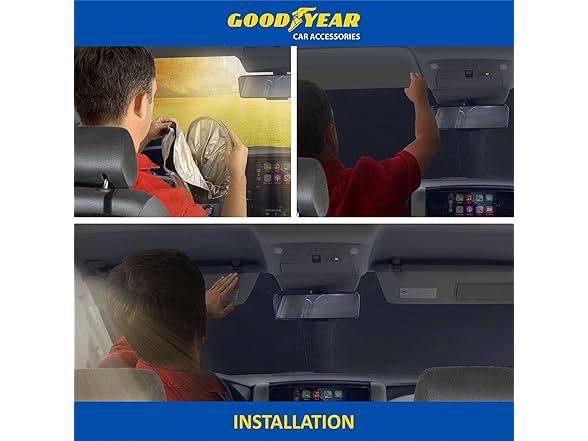 Goodyear Foldable Windshield Sunshade 