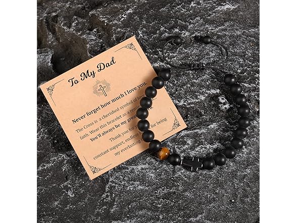 Dad Silver Memorial Bracelet