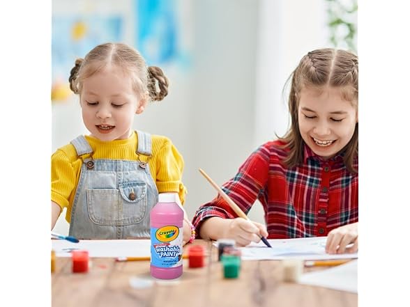 Crayola Washable Paint, Magenta, 16 Oz Bottle