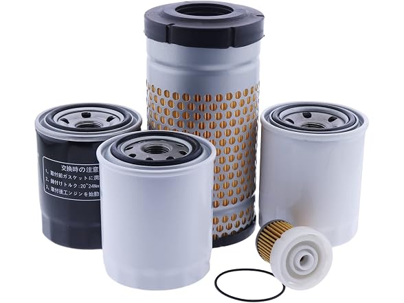 JZGRDN Filter Kit Compatible with Kubota B26 (HST)