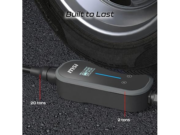 MSI EZgo Type1 (J1772), 40A/9.6Kw, Level 1/2 Portable Charger