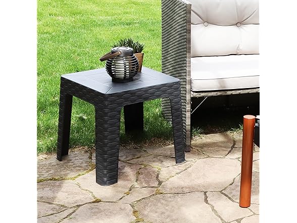 Sunnydaze Adirondack Small Outdoor Side Table