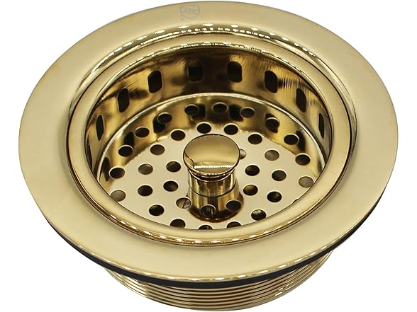 Westbrass COMBO PACK 3-1/2" Post Style Large Sink Basket