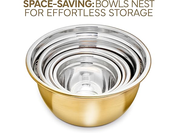 COOK WITH COLOR 18Pc Mixing Bowl Set