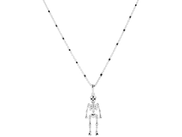 Alex and Ani Skeleton Necklace, Shiny Silver