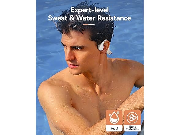 DEMICEA Bone Conduction Wireless Headphones - Built-in 32GB