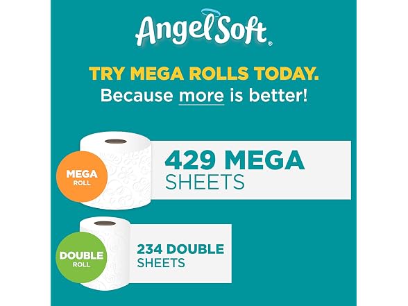 Angel Soft, Toilet Paper, Double Rolls, 12 Ct