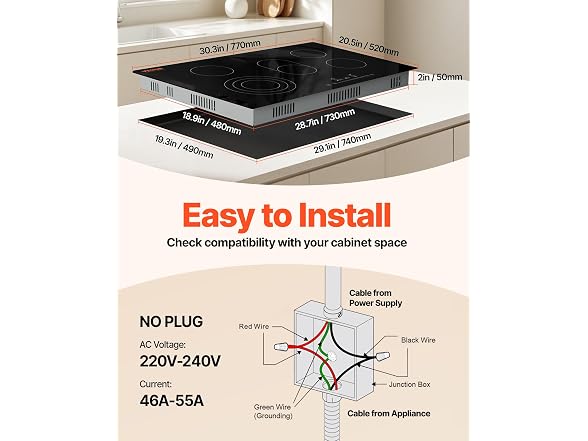 Built in Electric Stove Top