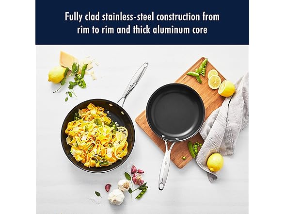HENCKELS Clad Impulse 2-pc Nonstick Pan Set