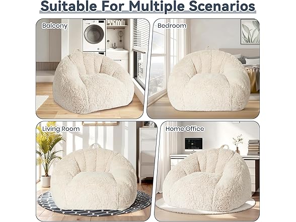 CangLong Ergonomic Bean Chair with Armrests