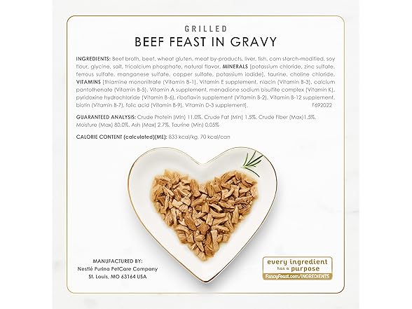 30CT Purina Fancy Feast Grilled Wet Cat Food