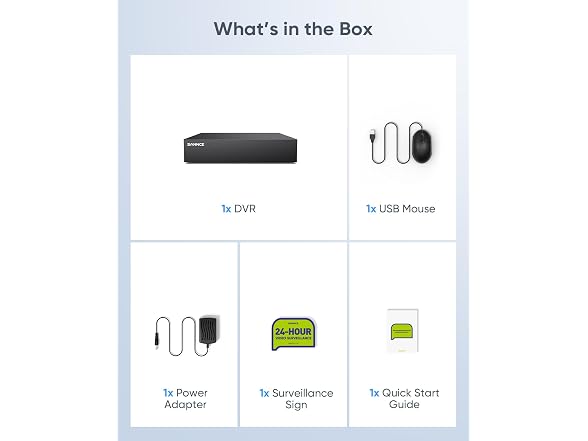 SANNCE 8 Ch 1080P WiredHome Surveillance DVR