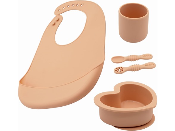 Coral Peach Heart Bowl