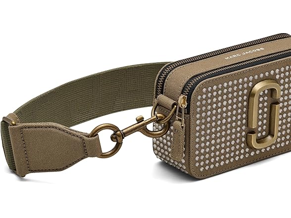 Marc Jacobs Canvas Snapshot Green Crystal