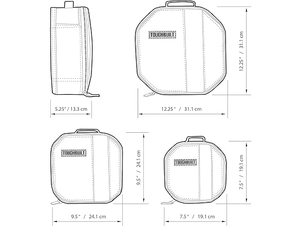ToughBuilt TB-192-C 3-Pack - Toolmate Soft Boxes - Hang T