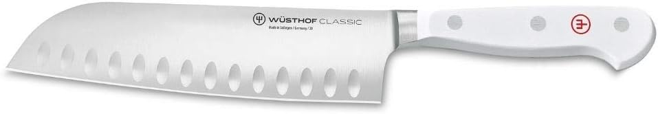 Classic Santoku 7" Knife, White Series - Gallery 5