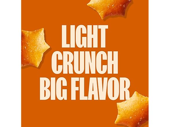 1PK MadeGood Cheddar Star Puffed Crackers