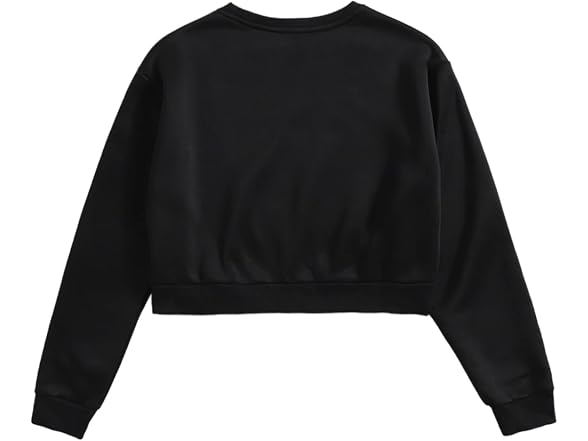 Verdusa Women (S) Basic Long Crew Sweatshirt