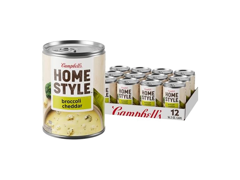 Campbell's Broccoli Cheddar Soup 16.3oz (12pk)