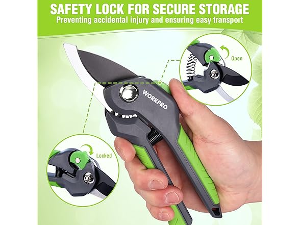 WORKPRO 8.5 Bypass Pruning Shear
