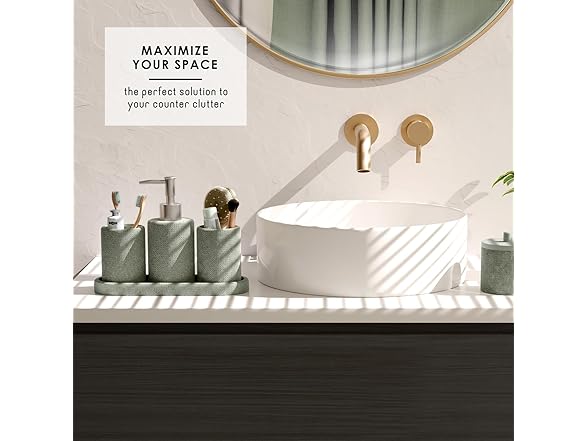 Clara Clark 5pc Bathroom Set