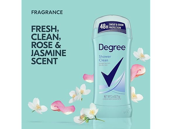Degree Women Shower Clean Invisible Deodorant 2.6oz