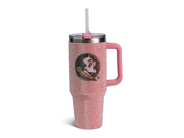 Memory Company NCAA Pink Bling Tumbler