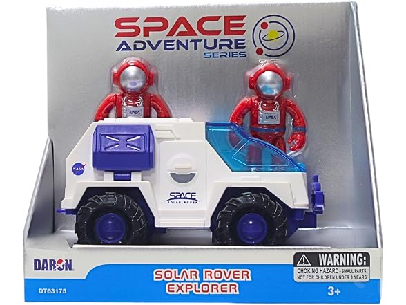 Space Adventure Solar Rover with Astronauts