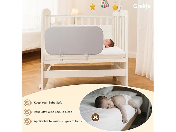 Grelife Portable Travel Bed Rail