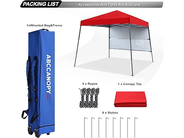 ABCCANOPY Outdoor Pop Up Canopy
