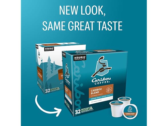 32ct Caribou Coffee Caribou Blend, Keurig Single