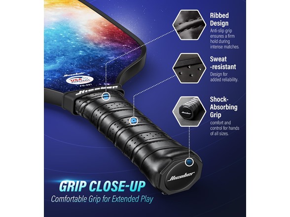 Hicober Pickleball Paddles Set of 2