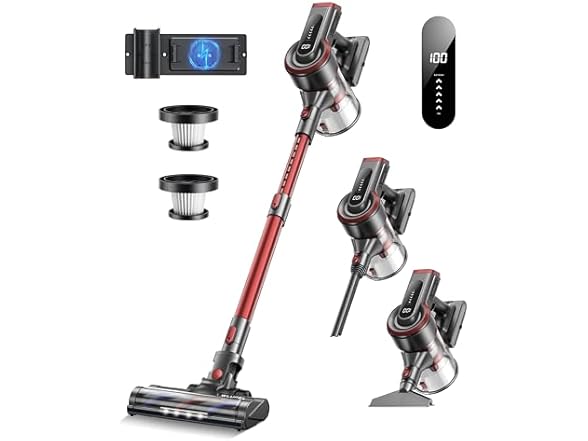 WLUPEL WLUPEL Cordless Vacuum Cleaner, 38kPa Stick Va