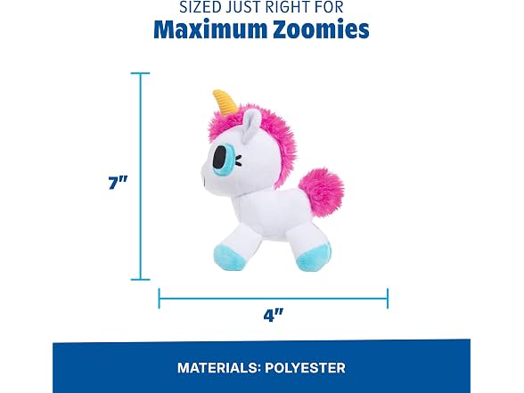 BarkBox Bob the Barking Unicorn Dog Toy