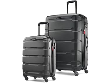 $99.99, Was $289.99, 65% Off! Samsonite Omni 2PC Hardside Luggage, Black dealfomo