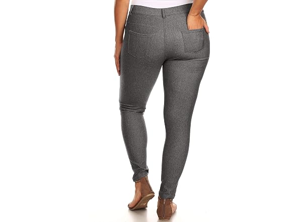 Yelete Women (M) Basic Five Pocket Stretch Pants